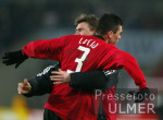 FUSSBALL 1. Bundesliga Augenthaler und Lucio (Bayer)