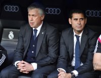 Fussball Primera Division El Clasico 14/15: Trainer Carlo Ancelotti (Real Madrid)
