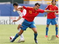 Fussball International  U 20 WM Spanien - Jordanien