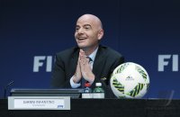Fussball International Pressekonferenz FIFA Praesident Gianni Infantino (Schweiz)