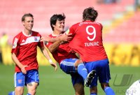 FUSSBALL, DFB Pokal 1. Hauptrunde:  Jonas Hummels, Mijo Tunjic (v. li., Unterhaching)