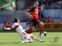 FUSSBALL  1. BUNDESLIGA  09/10    VfB Stuttgart - Bayer Leverkusen