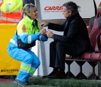 FUSSBALL SERIE A:  Trainer Jose&Ecirc;Mourinho (Inter Mailand)
