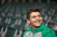 Fussball 1. Bundesliga, Saison 2011/2012: Matthias Zimmermann posiert im exklusiven Fotoshooting