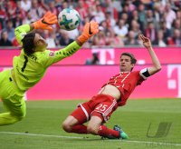 Fussball  1.Bundesliga   Saison 17/18: FC Bayern Muenchen - Borussia Moenchengladbach