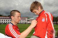 Fussball 1. Bundesliga: Training beim FC Bayern Muenchen