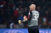 FUSSBALL INTERNATIONAL CHL ACHTELFINALE 12/13: Torwart Christian Abbiati (AC Mailand)