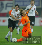 FUSSBALL EM Qualifikation 2004  AUT - NED  Spielszene