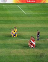 FUSSBALL  Olympia 2008   Viertelfinale  Frauen   Schweden - Deutschland