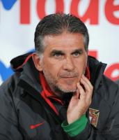 Fussball INTERNATIONAL  Trainer Carlos Queiroz  (Portugal)