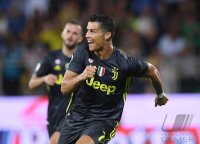 FUSSBALL SERIE A 2018/2019: JUBEL Cristiano Ronaldo (Juventus Turin)