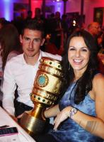 Fussball DFB Pokalfinale 2010:   SIEGERPARTY  FC Bayern Muenchen