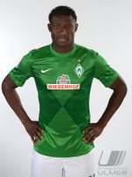 Fussball 1. Bundesliga, Saison 2012/2013, Werder Bremen: Joseph Akpalla im exklusiven Pressefoto ULMER Fotoshooting