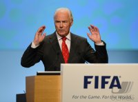 FUSSBALL 62. FIFA  Kongress in Budapest 2012: Franz BECKENBAUER (Deutschland, Vorsitzender der FIFA Task Force Fussball 2014)