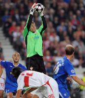 FUSSBALL  International CHL 09/10  VfB Stuttgart - Glasgow Rangers