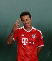 Fussball 1. Bundesliga 2013/2014:  Fototermin beim  FC Bayern Muenchen
