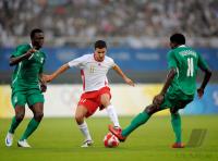 FUSSBALL  Olympia 2008   Halbfinale  Maenner   Nigeria - Belgien