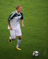 Fussball: DFB Pokal, 1. Hauptrunde: VfL Wolfsburg, KJAER Einzelaktion