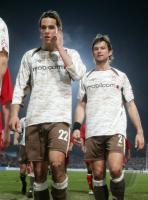 Fussball 1. Bundesliga: St. Pauli - Bayern, St. Pauli enttaeuscht