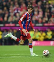 Fussball 1. Bundesliga Saison 14/15: Thomas Mueller (FC Bayern Muenchen)