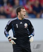 FUSSBALL INTERNATIONAL: Torwart Bogdan Ionut Lobont (Rumaenien)