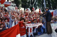 Fussball Braunschweig - Bayern: Bayern Fans