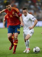 Fussball International Europameisterschaft 2012: Spanien - Frankreich