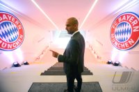 FUSSBALL 1. Bundesliga 2013/2014: FC Bayern Muenchen praesentiert den neuen Cheftrainer Josep Guardiola