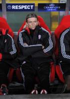 FUSSBALL  International CHL 09/10 : Anatoliy Tymoshchuk auf der Ersatzbank (FCB)