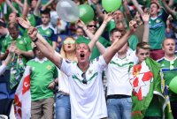 Fussball Europameisterschaft Achtelfinale 2016: Wales - Nordirland