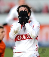 Fussball 1. Bundesliga : Enttaeuschung Martin Harnik (VfB Stuttgart)