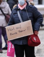 Kundgebung / Demo von Gewerbetreibenden in Rottenburg