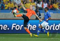 FUSSBALL WM 2010, VIERTELFINALE: Holland - Brasilien