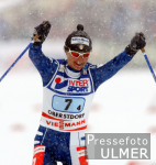 Nordische Ski WM - Follis jubelt im Ziel