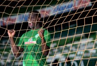 Fussball 1. Bundesliga, Saison 2012/2013, Werder Bremen: Joseph Akpala im exklusiven Pressefoto ULMER Fotoshooting