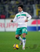 Fussball DFB Pokal  Achtelfinale 08/09   Borussia Dortmund - Werder Bremen