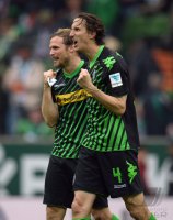 Fussball, 1. Bundesliga  Saison 2014/2015: SV Werder Bremen - Borussia Moenchengladbach