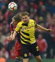 Fussball DFB Pokal Halbfinale 14/15: FC Bayern Muenchen - Borussia Dortmund