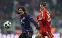 FUSSBALL INTERNATIONAL CHL ACHTELFINALE 12/13: FC Bayern Muenchen - FC Arsenal London