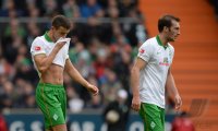 Fussball, 1. Bundesliga  Saison 2013/2014: SV Werder Bremen - Borussia Moenchengladbach