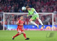 Fussball 1. Bundesliga Saison 17/18: FC Bayern Muenchen - VfL Wolfsburg