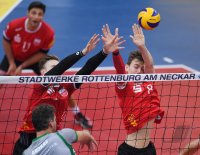 Volleyball 1. Bundesliga  Saison 17/18:  TV Rottenburg -  Netzhopers KW