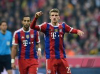 Fussball 1. Bundesliga Saison 14/15: FC Bayern Muenchen - Borussia Dortmund