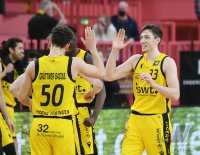 Basketball 2. Bundesliga 2021/2022: Tigers Tuebingen - Nuernberg Falcons