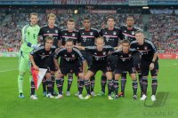 Fussball CHL  Saison 2011/2012:  Mannschaftsbild FC Bayern Muenchen