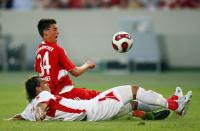 Fussball Ligapokal: Stuttgart - Muenchen