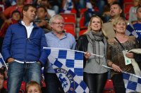 Fussball Supercup Finale 2013: Familie von Andre Schuerrle (FC Chelsea)