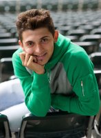 Fussball 1. Bundesliga, Saison 2011/2012: Matthias Zimmermann posiert im exklusiven Fotoshooting