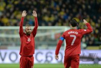 Fussball WM Qualifikation 2014 Playoff: JUBEL Cristiano Ronaldo (Portugal)