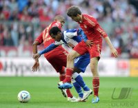 Fussball 1. Bundesliga, Saison 2011/2012:  FC Bayern Muenchen - Hertha BSC Berlin